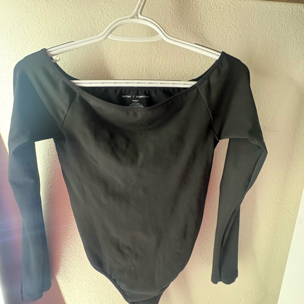Black Long Sleeve Bodysuit